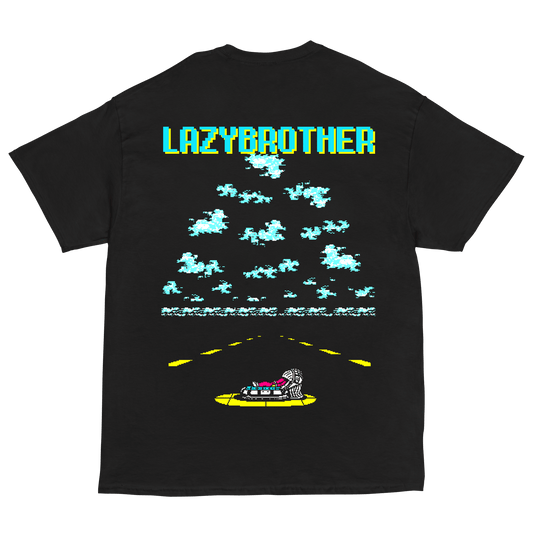 simulation siyah tişört