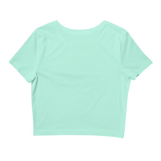 pink dragon mint crop t-shirt