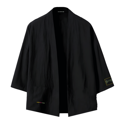 offline dinosaur siyah kimono ceket