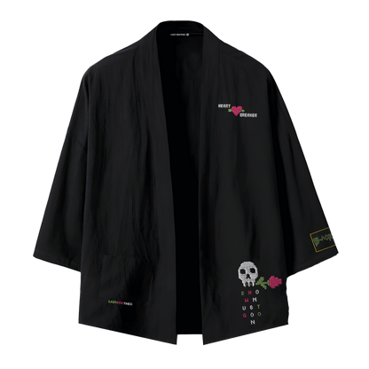 heartbreaker siyah kimono ceket