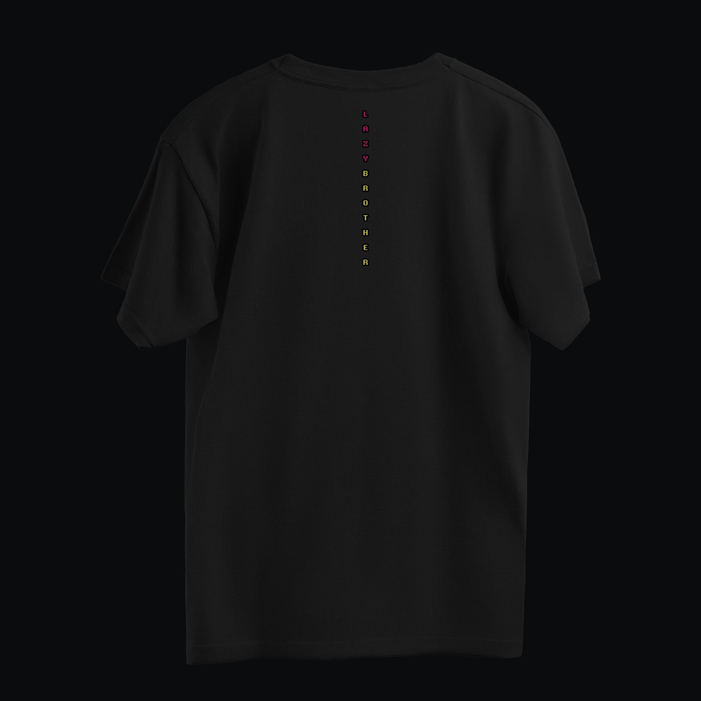 Göğüs ve Sırt Baskılı Siyah Unisex Oversize Tişört “Beast Mode”