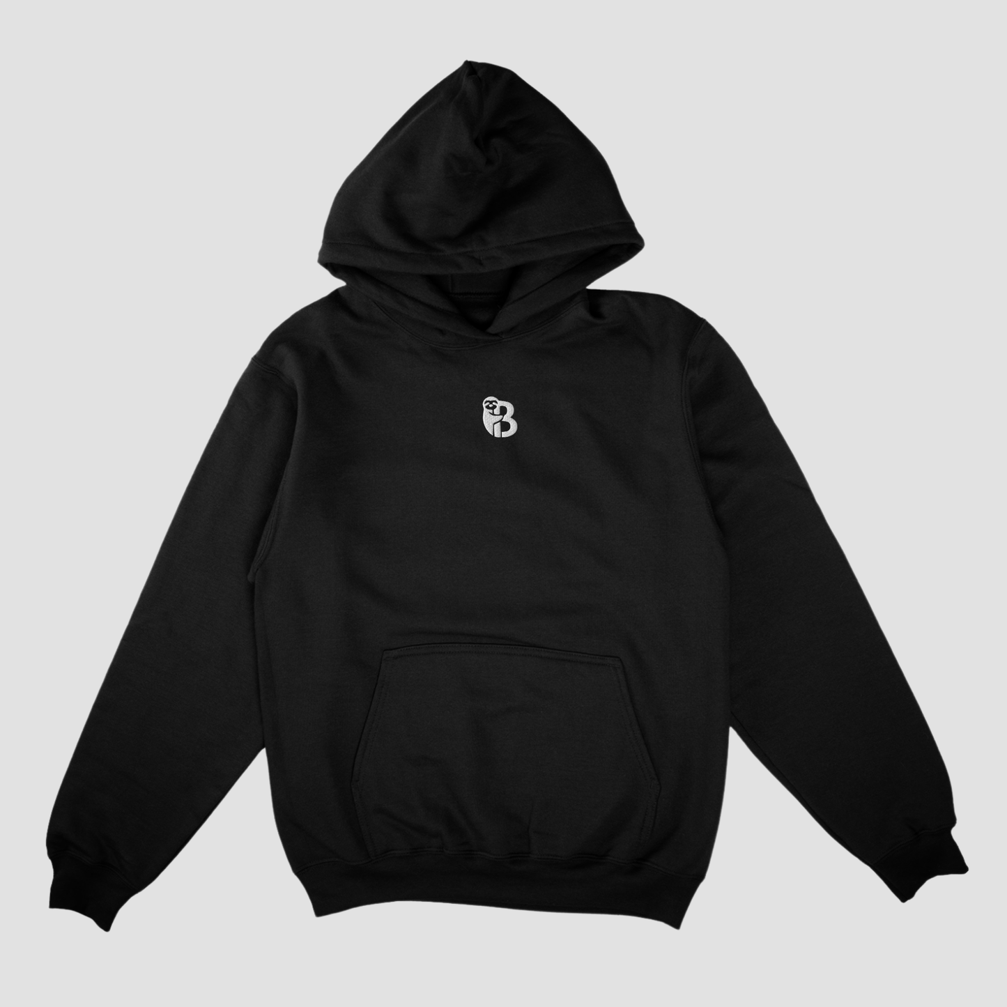 Basic #001 Kapüşonlu Sweatshirt – Siyah